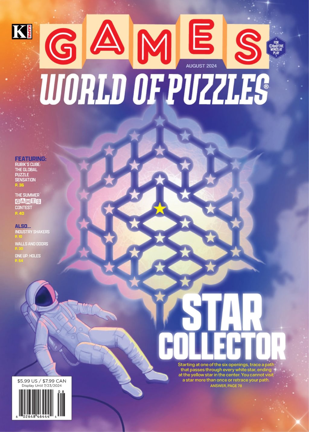 Games-World-of-Puzzles August 01, 2024 Issue Cover