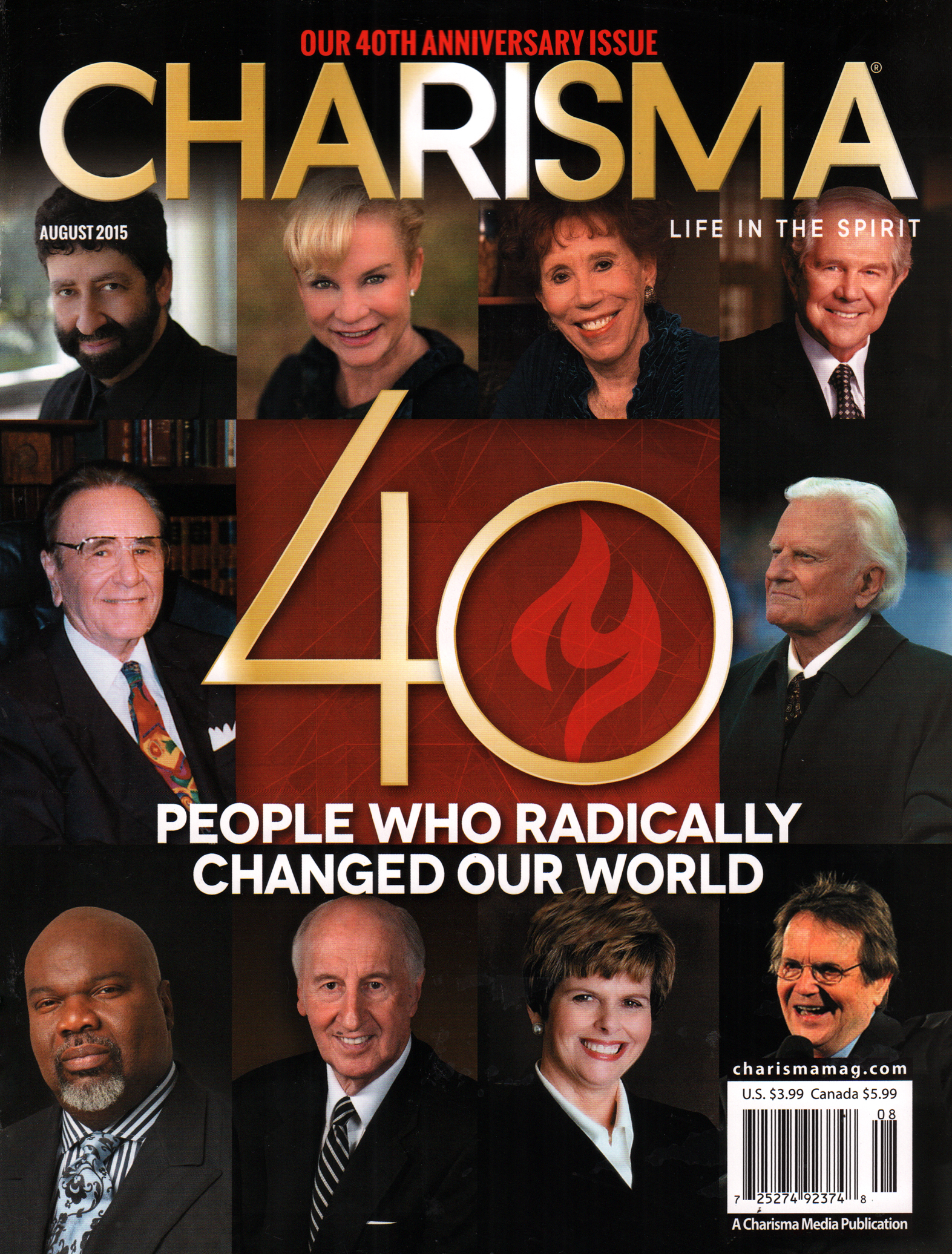 Charisma August 01, 2015 Issue Cover