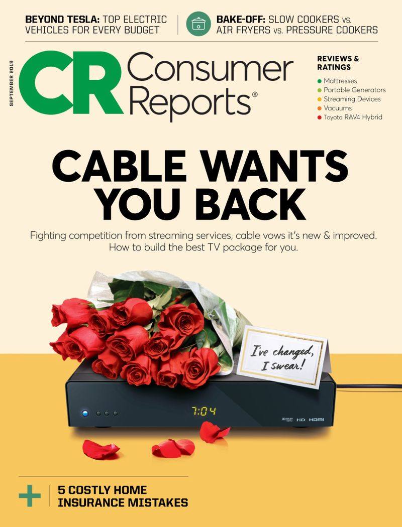 Consumer-Reports September 01, 2019 Issue Cover