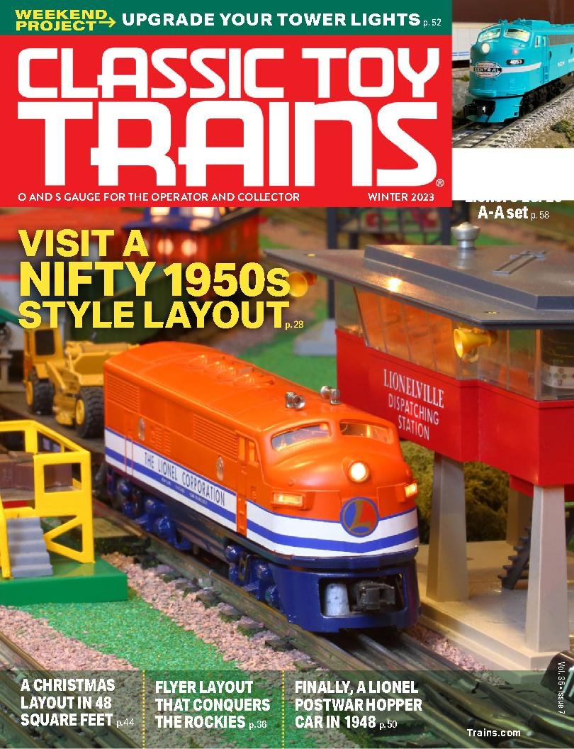 Classic-Toy-Trains December 01, 2023 Issue Cover