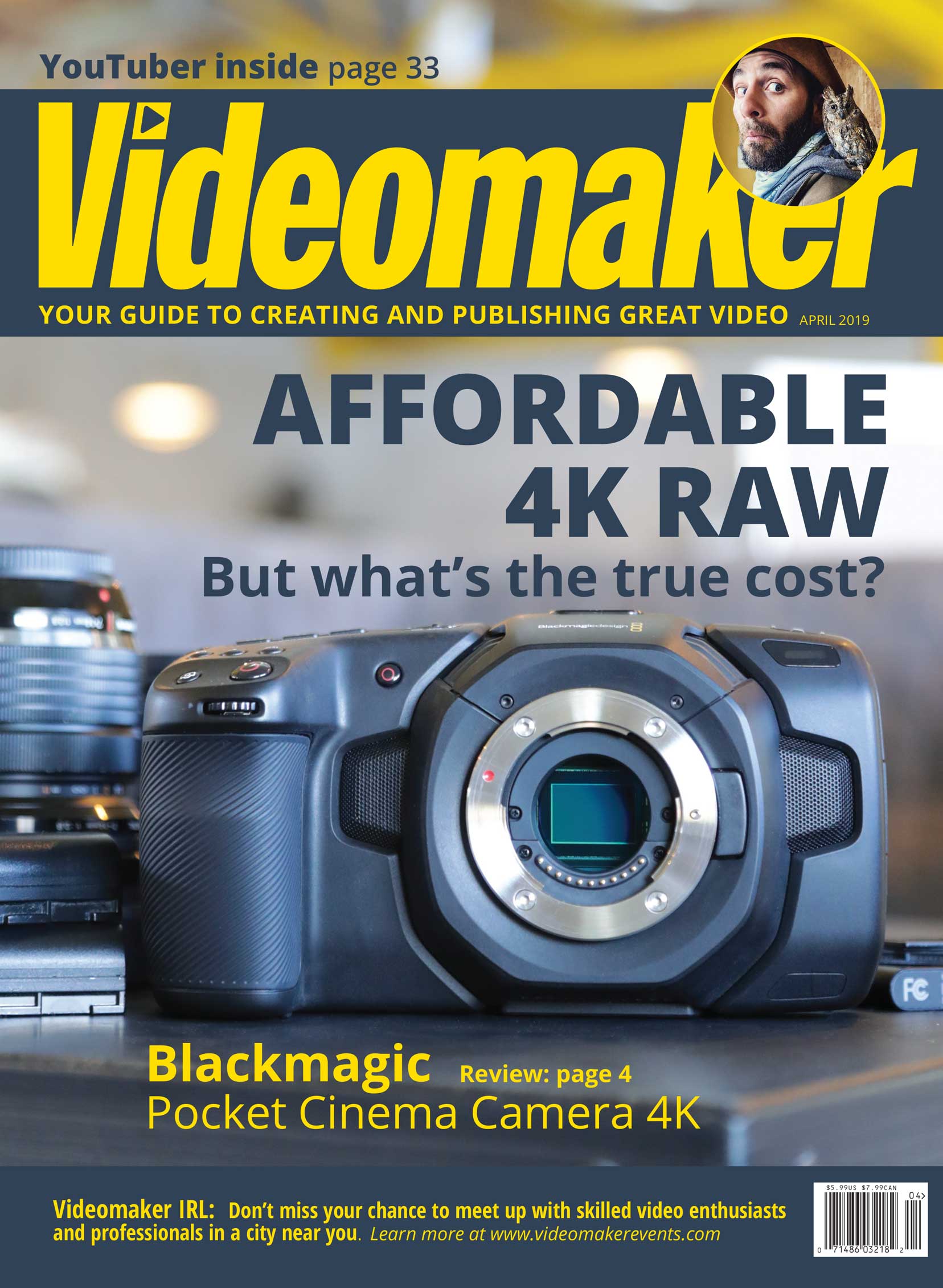 Videomaker April 01, 2019 Issue Cover