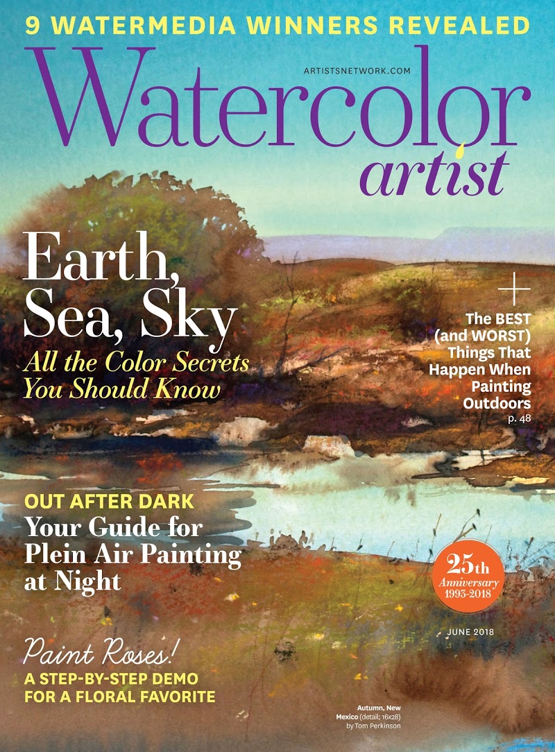 Watercolor-Artist May 01, 2018 Issue Cover