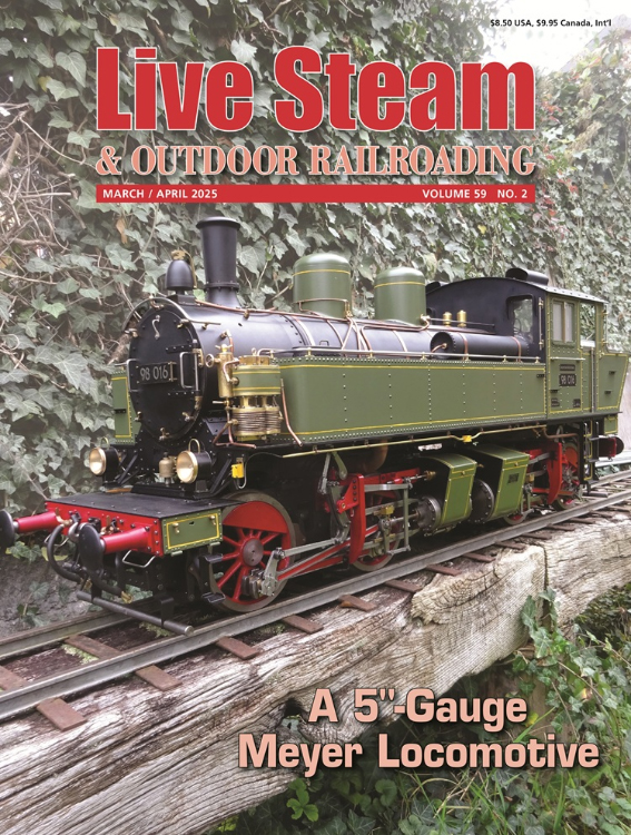 Live Steam & Railroading March 01, 2025 Issue Cover