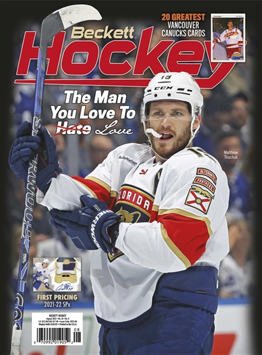 Beckett-Hockey August 01, 2023 Issue Cover