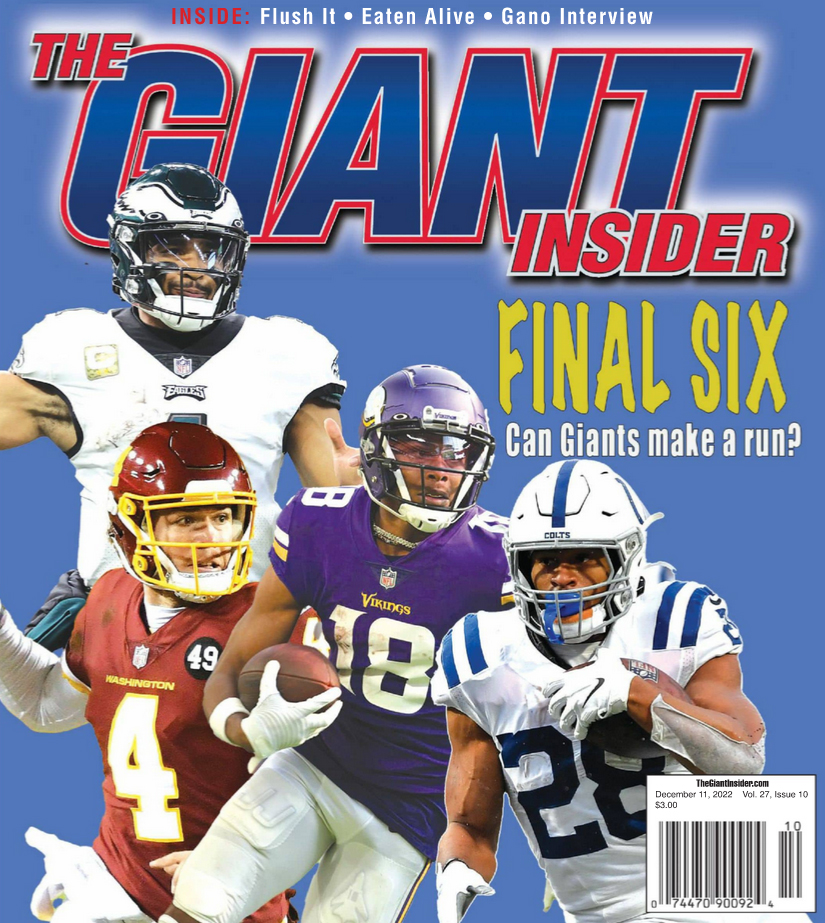 Giants-Insider December 11, 2022 Issue Cover