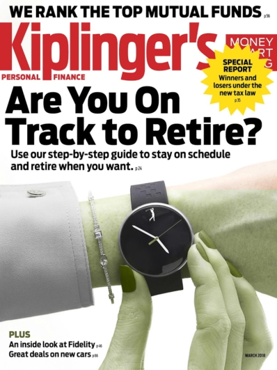 Kiplinger's Personal Finance March 01, 2018 Issue Cover