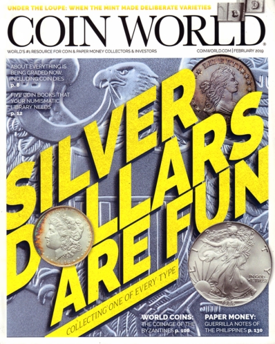 Coin World Monthly February 01, 2019 Issue Cover