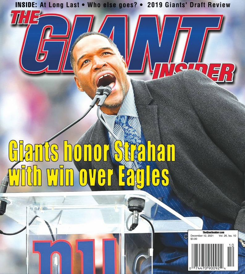 Giants-Insider December 12, 2021 Issue Cover