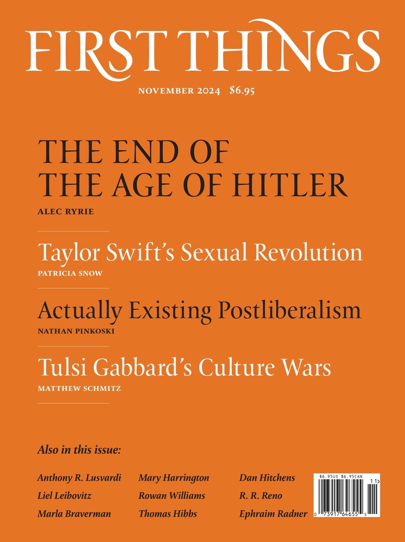 First-Things November 01, 2024 Issue Cover