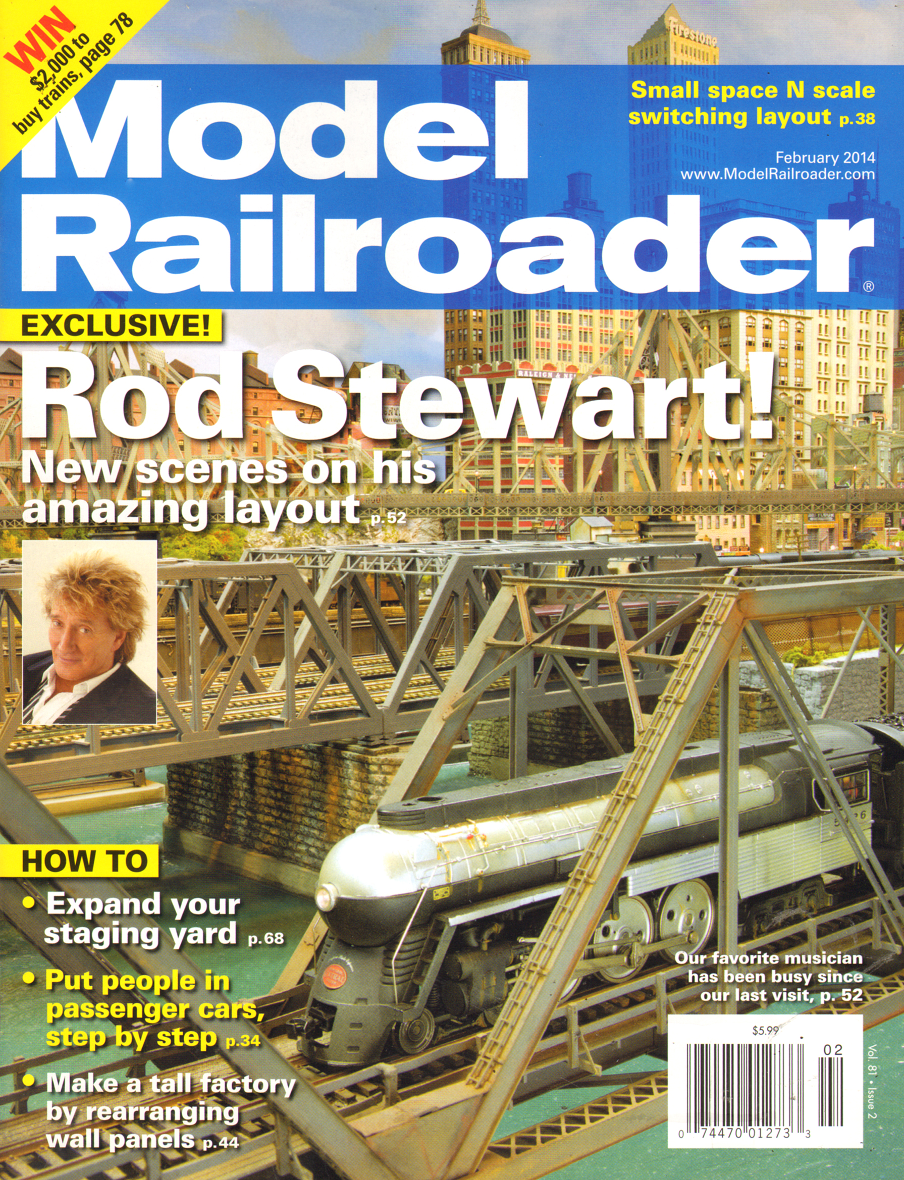 Model-Railroader February 01, 2014 Issue Cover