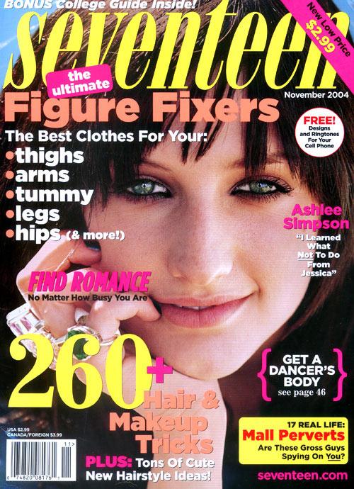 Seventeen November 01, 2004 Issue Cover