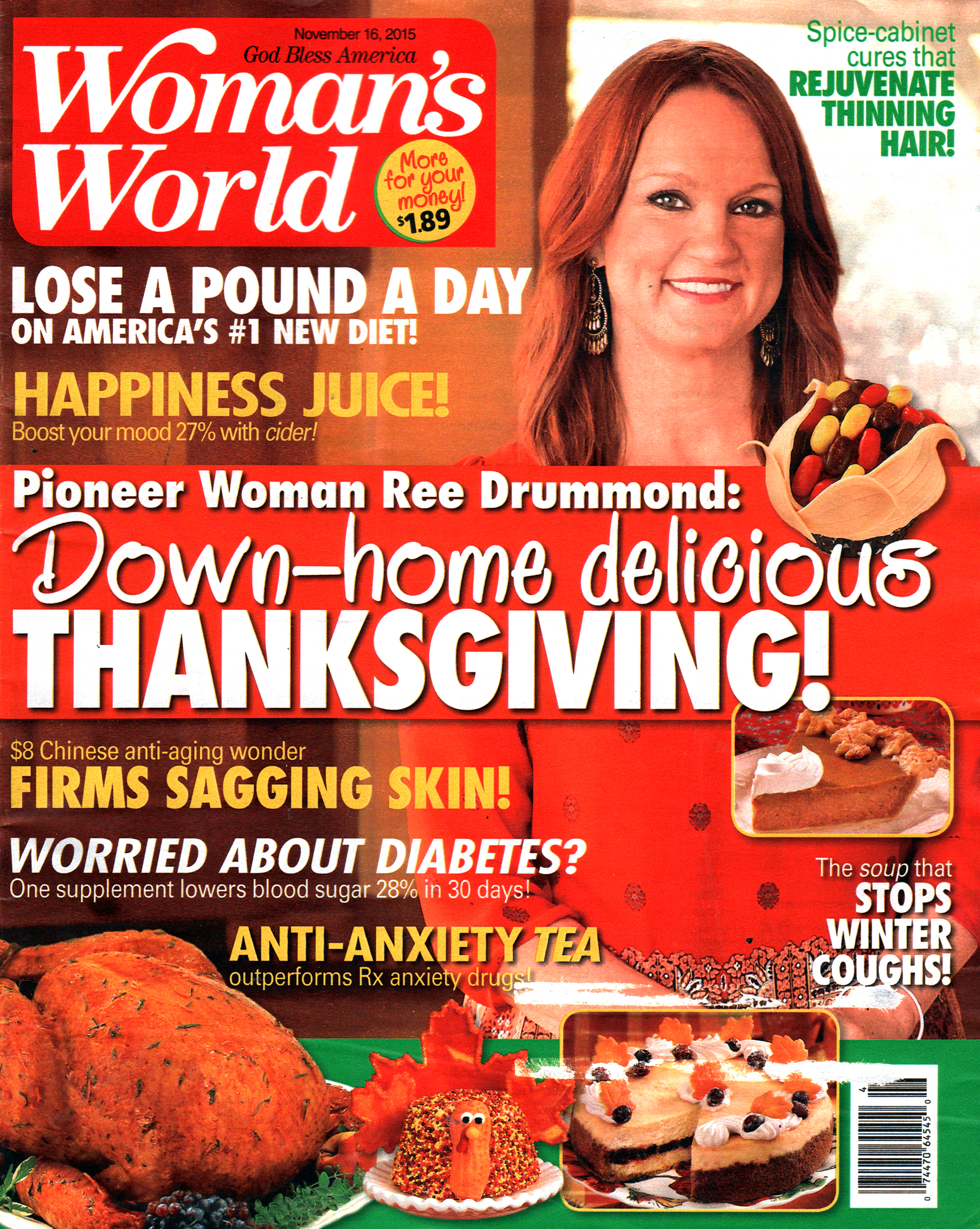 Womans-World November 18, 2015 Issue Cover
