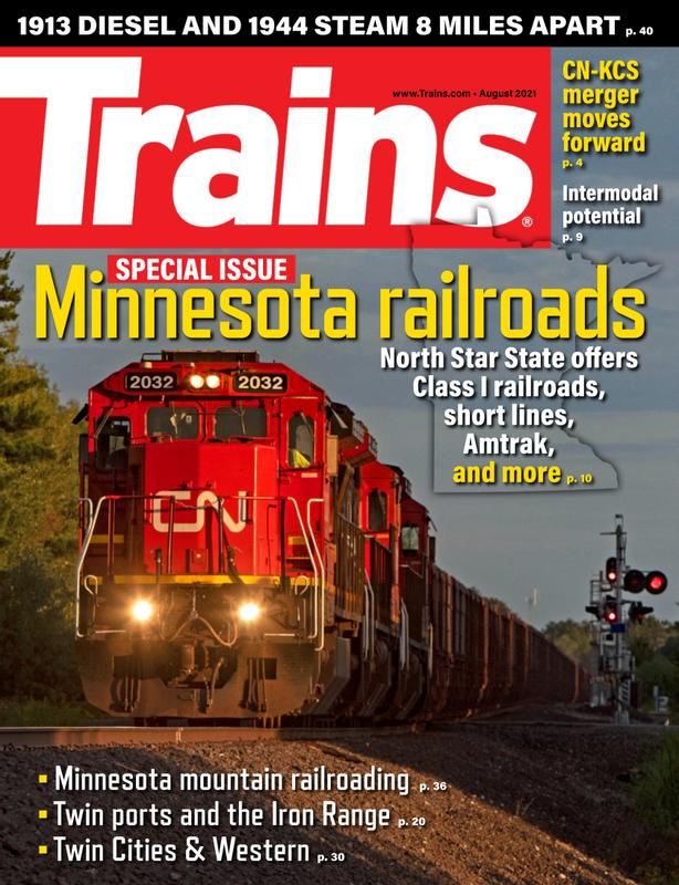 Trains August 01, 2021 Issue Cover