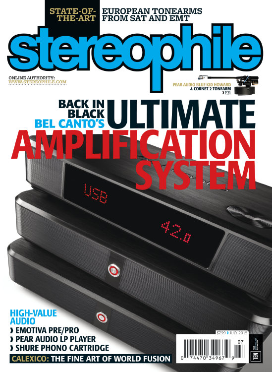 Stereophile July 01, 2015 Issue Cover