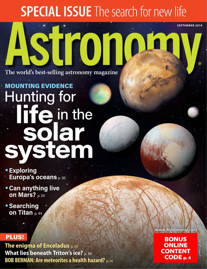Astronomy September 01, 2019 Issue Cover
