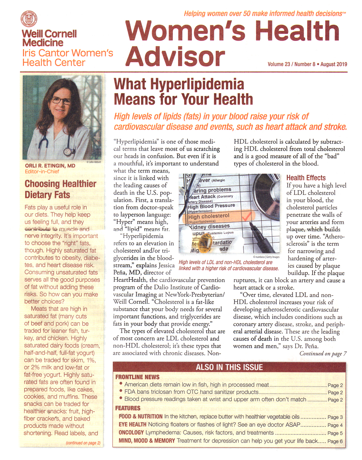 Womens-Health-Advisor August 01, 2019 Issue Cover