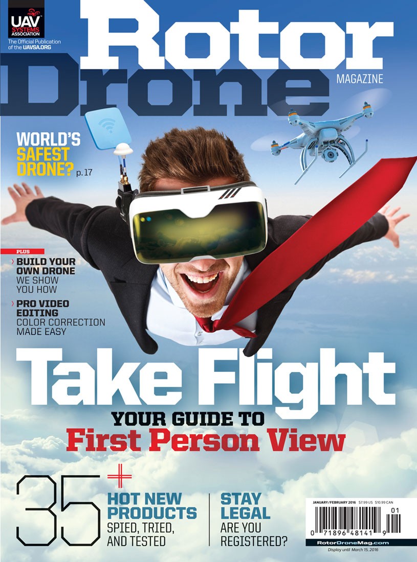 Rotor-Drone-Pro January 01, 2016 Issue Cover