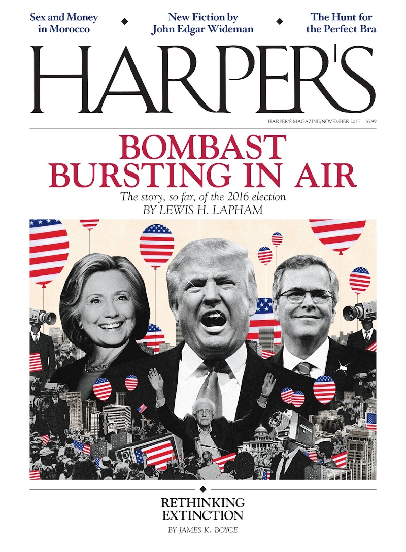 Harpers November 01, 2015 Issue Cover