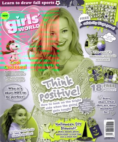 Girls' World December 01, 2015 Issue Cover