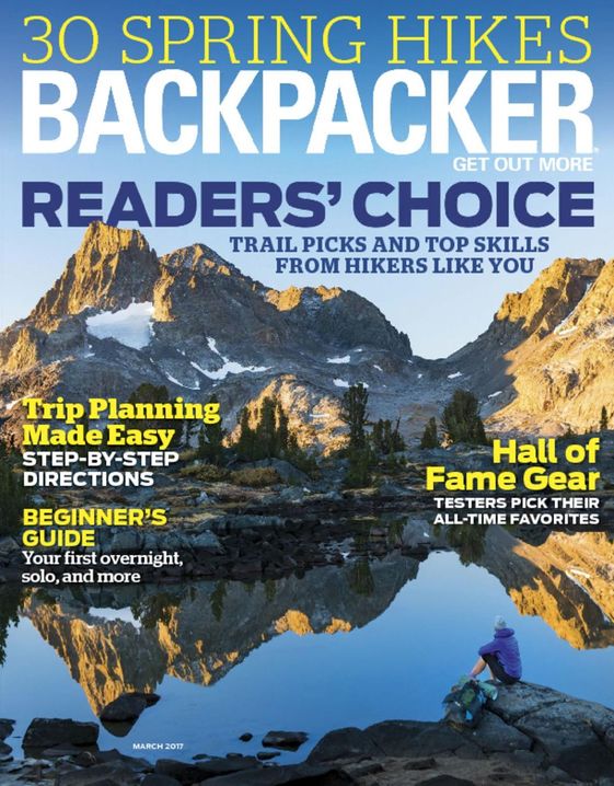 Backpacker March 01, 2017 Issue Cover
