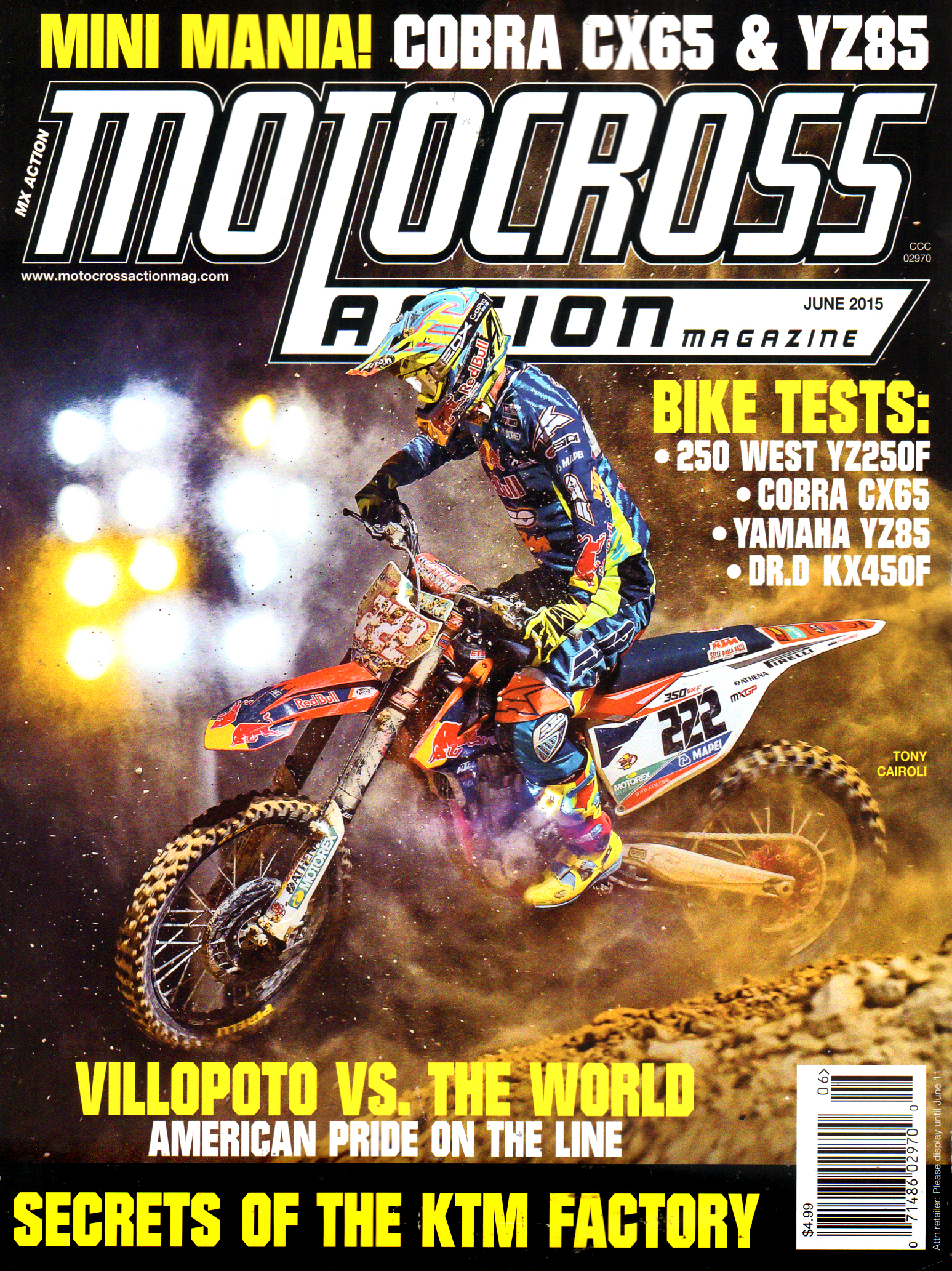 Motocross-Action June 01, 2015 Issue Cover