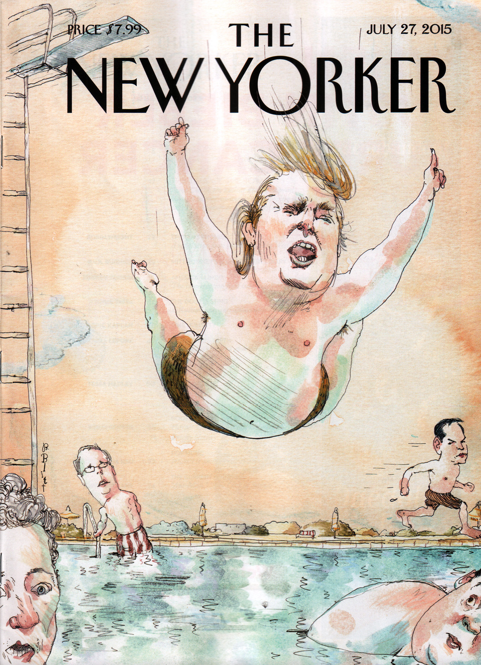 The-New-Yorker July 27, 2015 Issue Cover