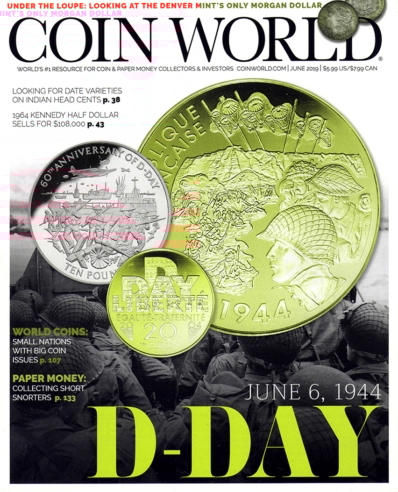 Coin World Monthly June 01, 2019 Issue Cover