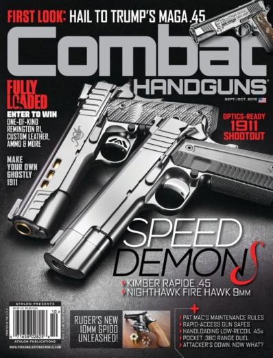 Combat Handguns September 01, 2019 Issue Cover