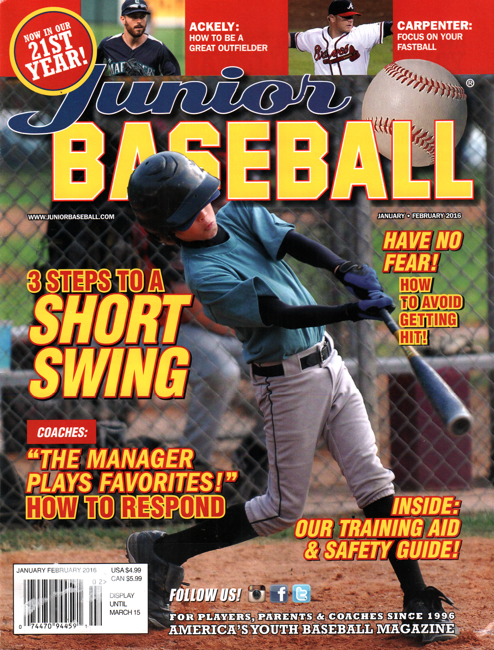 Junior-Baseball January 01, 2016 Issue Cover