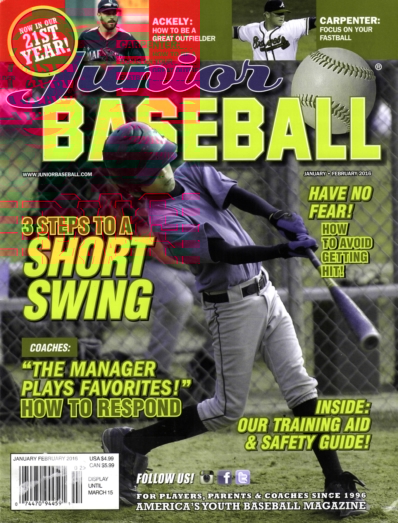 Junior Baseball January 01, 2016 Issue Cover