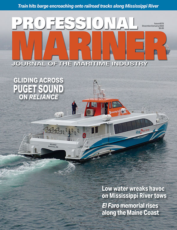 Professional-Mariner December 01, 2022 Issue Cover
