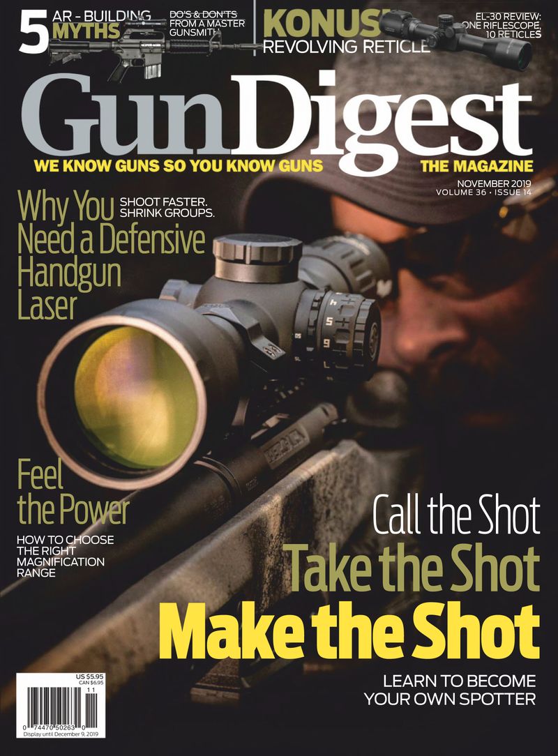 Gun-Digest November 01, 2019 Issue Cover
