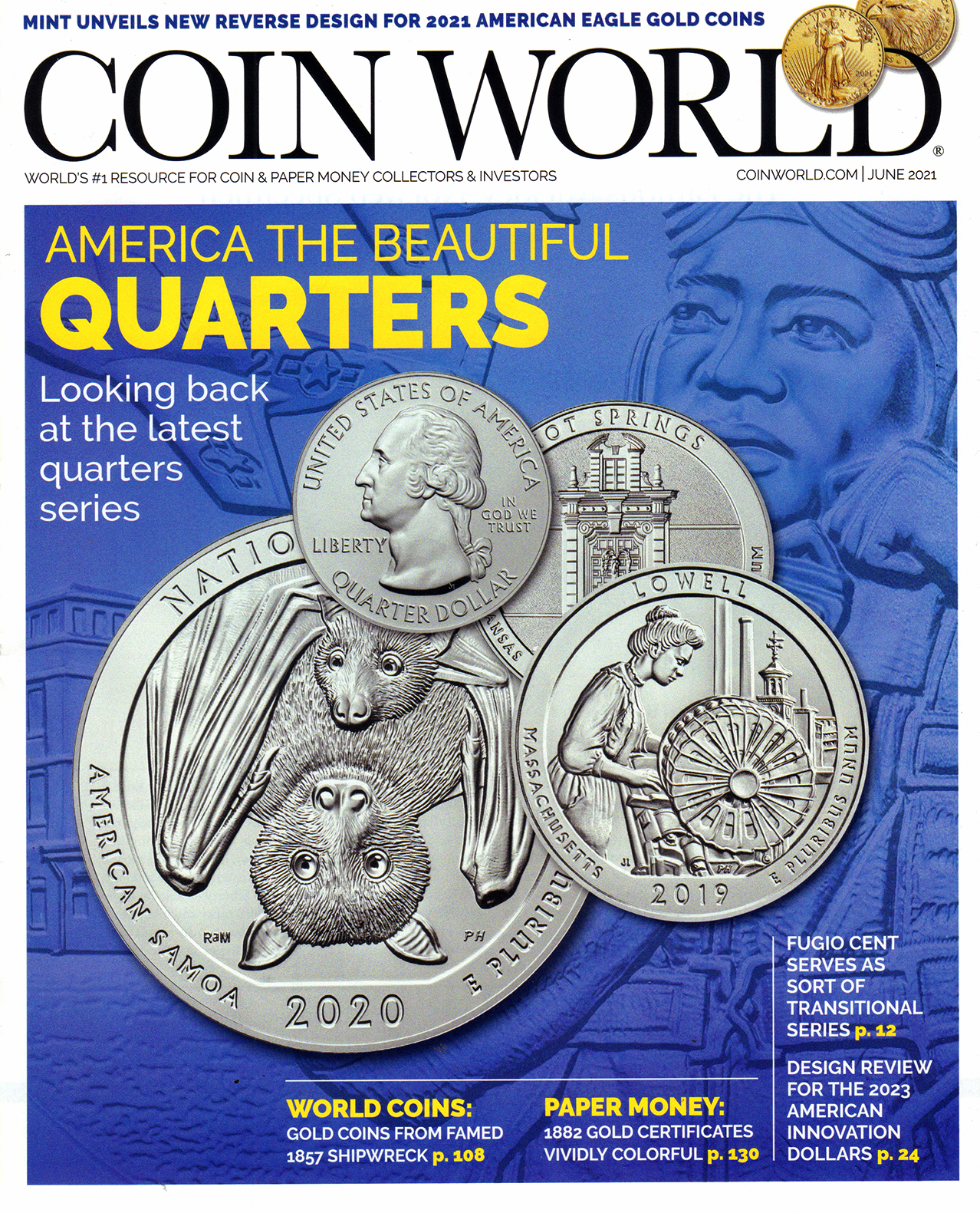 Coin-World-Monthly June 01, 2021 Issue Cover