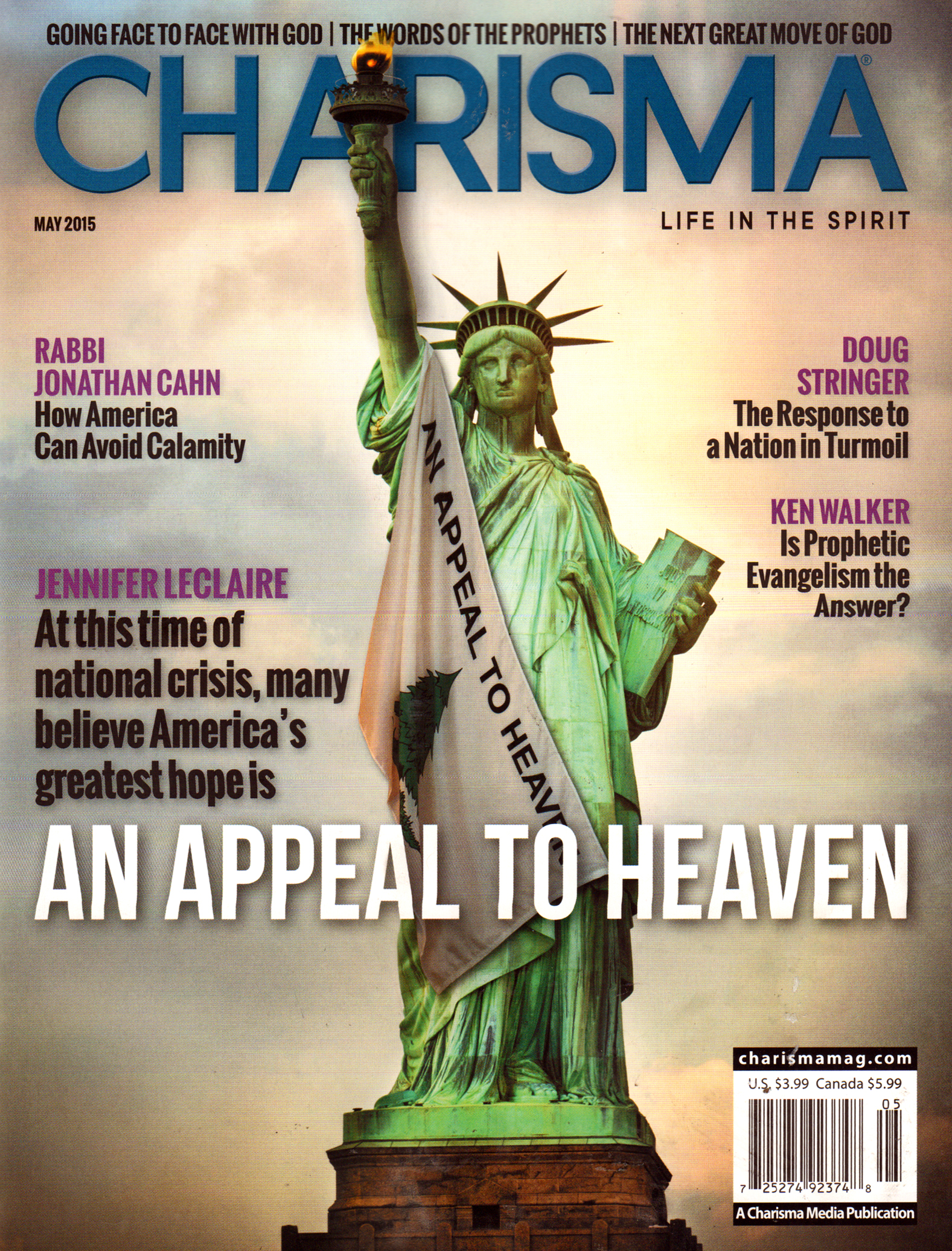Charisma May 01, 2015 Issue Cover