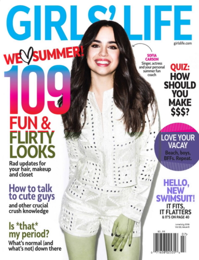 Girls' Life June 01, 2016 Issue Cover