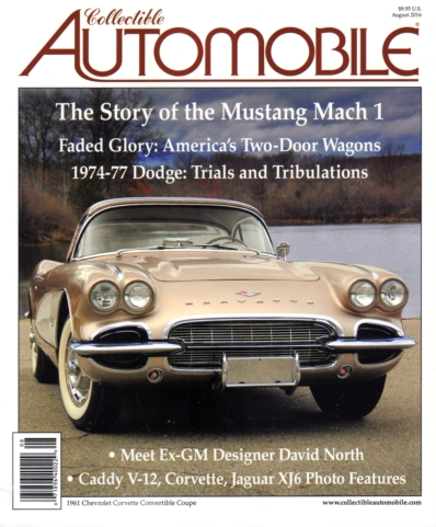 Collectible Automobile August 01, 2016 Issue Cover