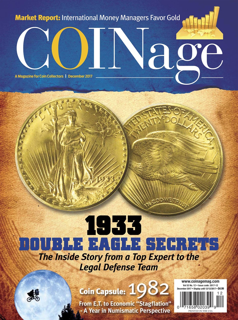Coinage December 01, 2017 Issue Cover