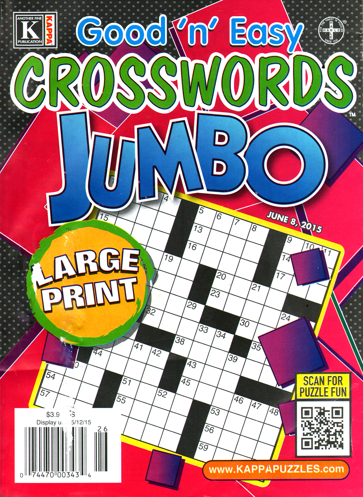Good-N-Easy-Crosswords-Jumbo June 08, 2015 Issue Cover