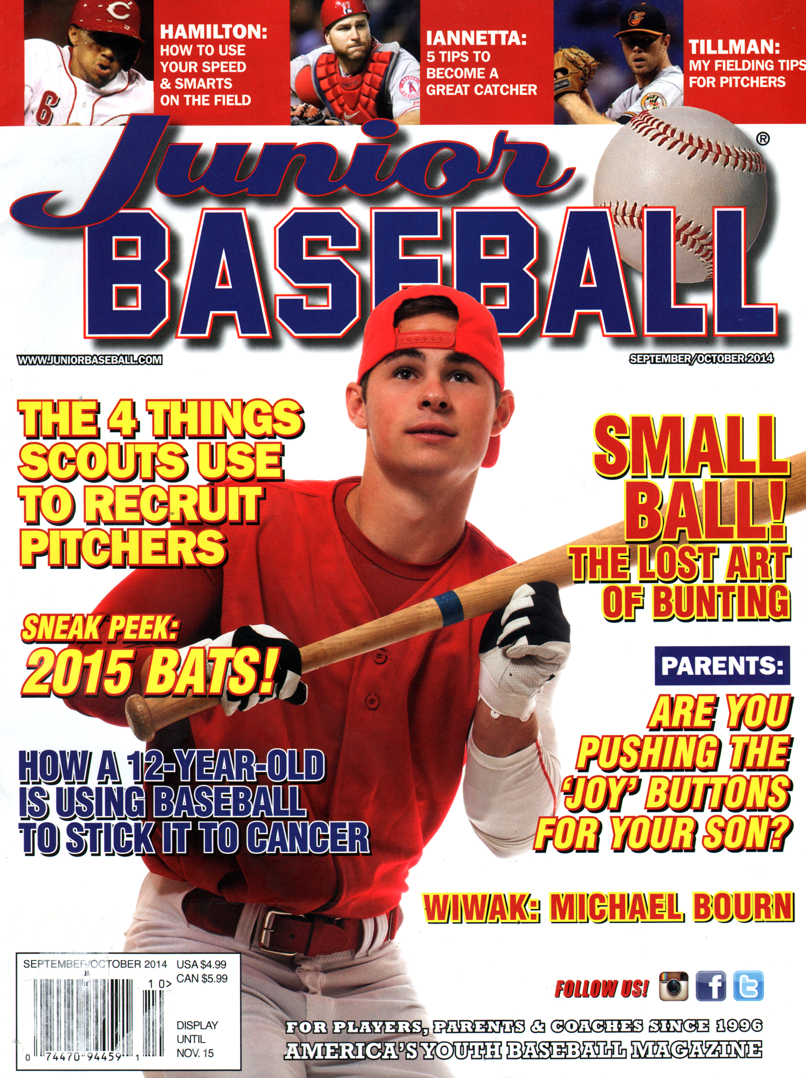 Junior-Baseball September 01, 2014 Issue Cover