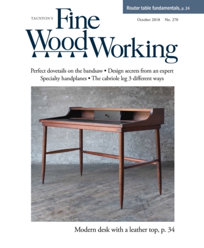 Fine Woodworking October 01, 2018 Issue Cover