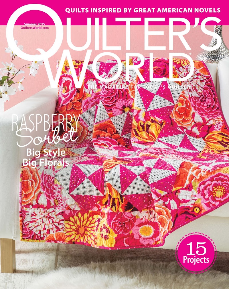Quilters-World June 01, 2015 Issue Cover