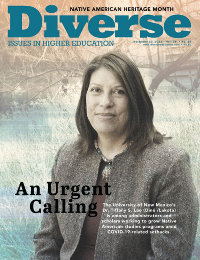 Diverse-Issues-In-Higher-Education November 10, 2022 Issue Cover
