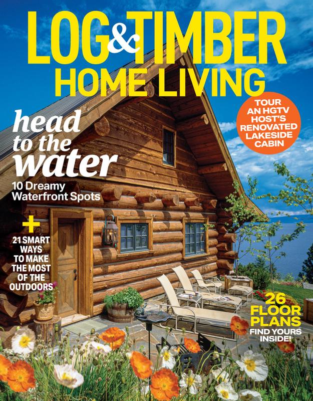 Log-and-Timber-Home-Living April 01, 2021 Issue Cover
