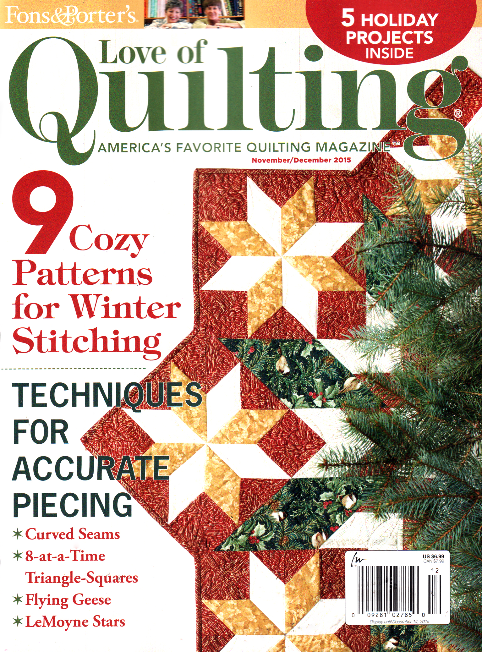 Fons-and-Porters-Love-of-Quilting November 01, 2015 Issue Cover