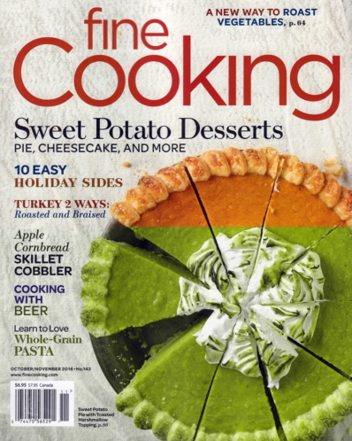 Fine Cooking October 01, 2016 Issue Cover