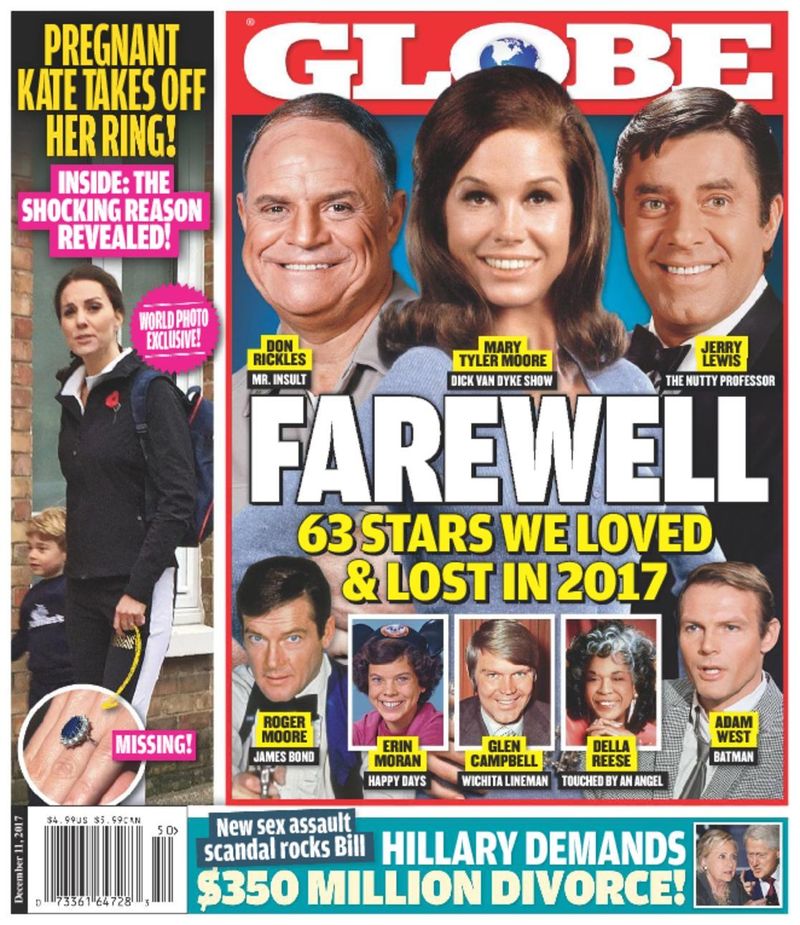 Globe December 11, 2017 Issue Cover