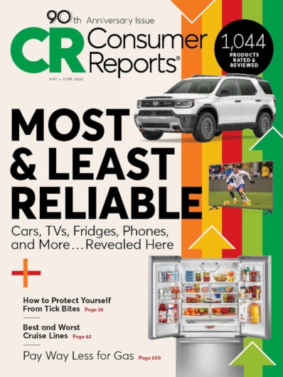 Consumer Reports May 01, 2026 Issue Cover