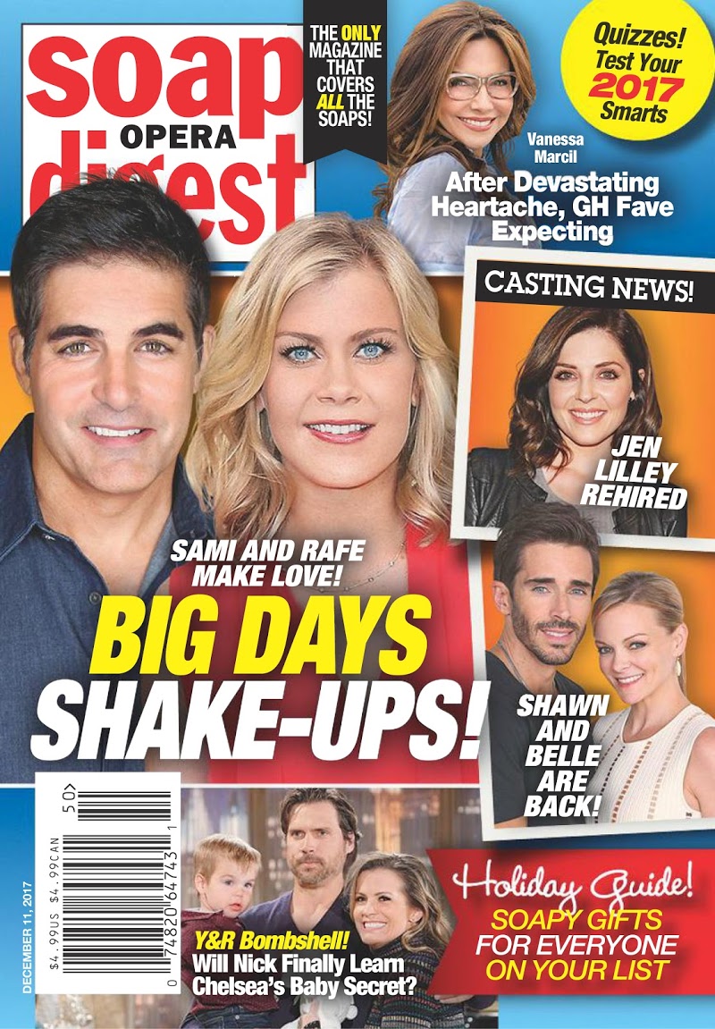 soap-opera-digest December 11, 2017 Issue Cover