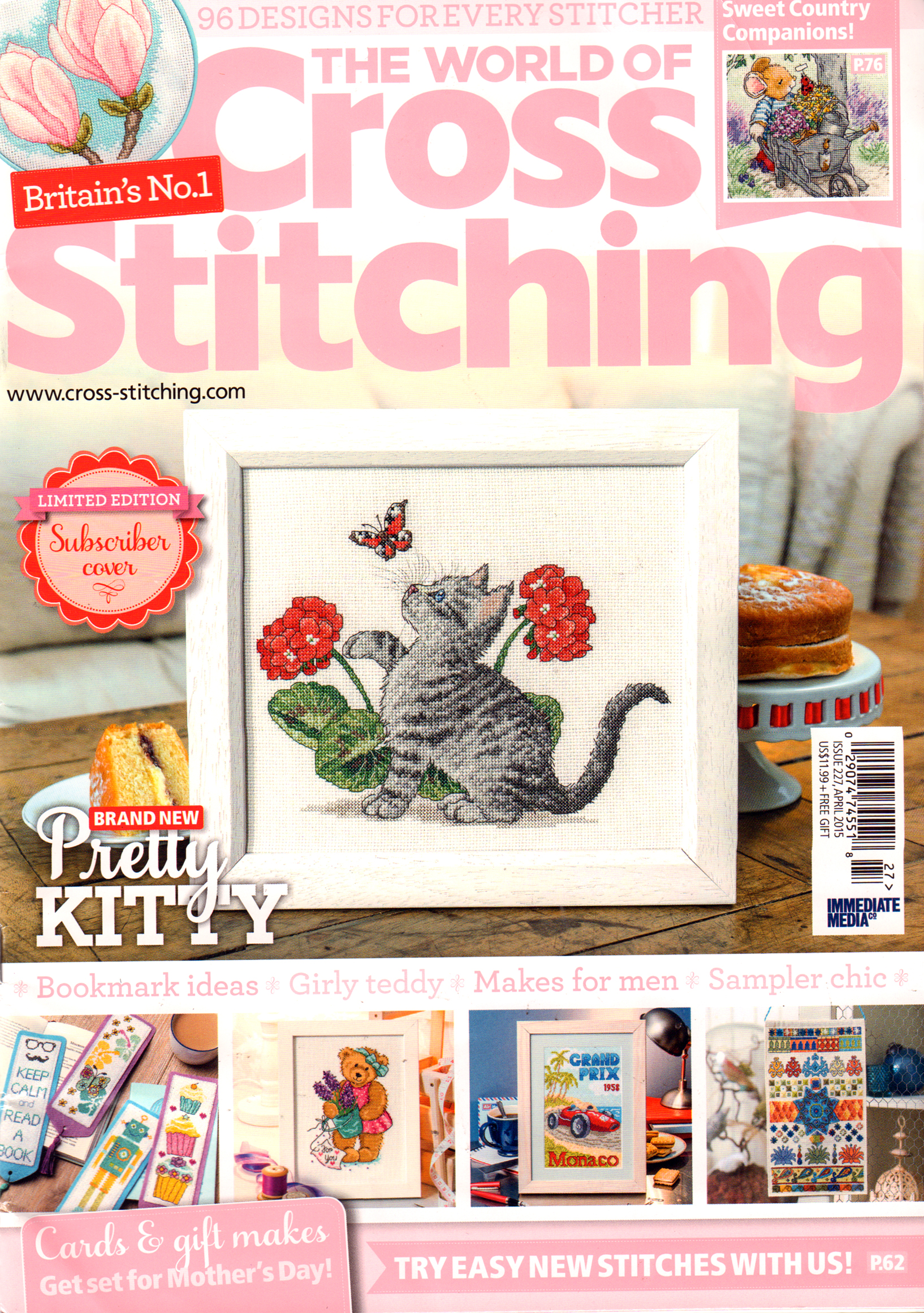 The-World-of-Cross-Stitching April 01, 2015 Issue Cover