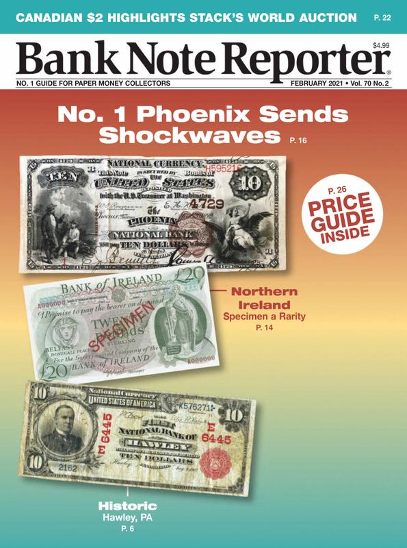 Bank-Note-Reporter February 01, 2021 Issue Cover